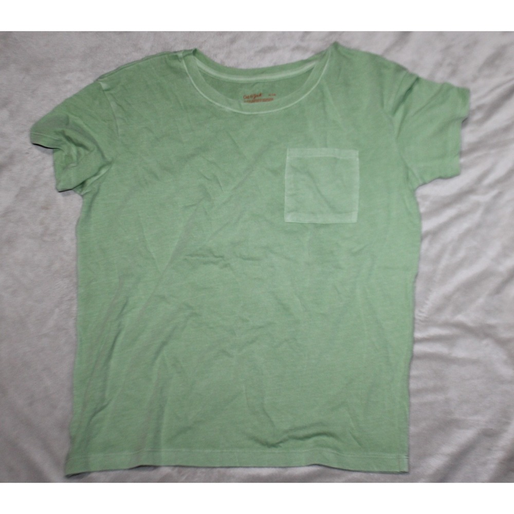 NWT Boys' Short Sleeve Washed Pocket T-Shirt - Cat & Jack™ Green size XL 14